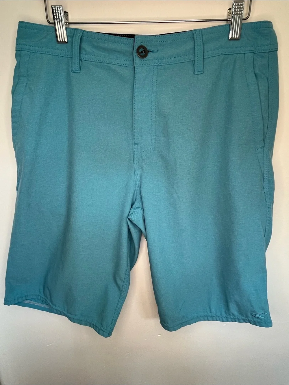 O'Neill Hybrid Shorts Mens 30 Teal Aqua Blue Boardshorts Amphibious Quick Dry